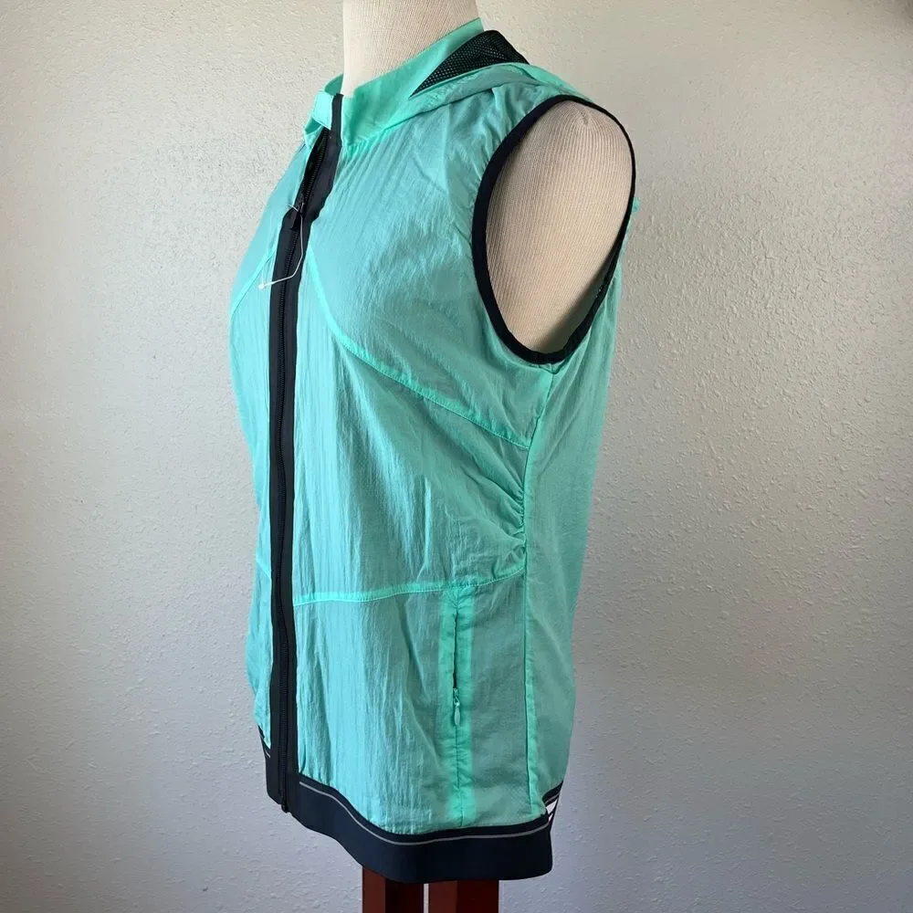 NWOT Fable tics Sleeveless Full Zip Jacket Size M EUC - Picture 3 of 8